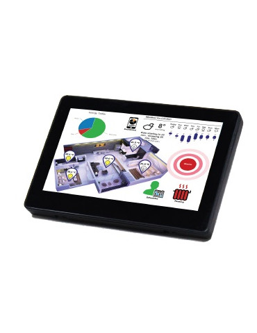 Ecran tactile 7" Wifi, ETHERNET, DESIGN, avec accessoire encastré