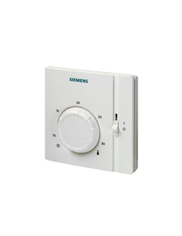 Thermostat amb. plage réglable 8..30° Diff inf. 1K chaud ou froid réglage+inter M/A en face avant (RAA31)