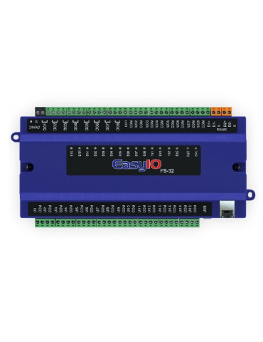 Automate Controleur multi protocoles, 32 Pts Graphique HTML5 24Vac/dc