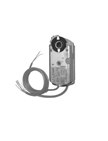 Servomoteur rotatif 7 Nm TOR, Alim 24 V~/–, 2 contacts aux., adaptation à auto-centrage, Powerpack