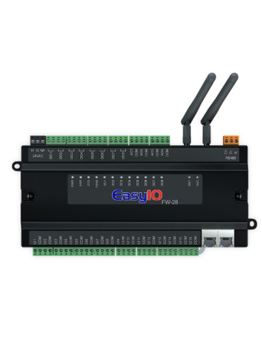 Automate Wifi, 28 Points, Bacnet IP & MSTP/Modbus RTU, HTML5 avec Das